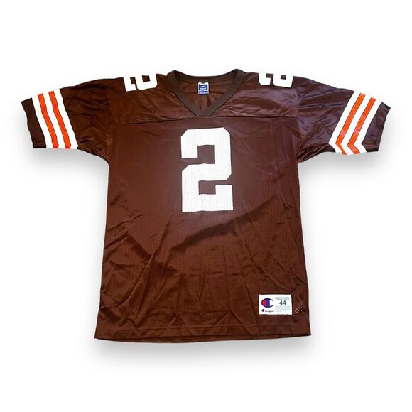 VINTAGE 90's CLEVELAND BROWNS TIM COUCH Jersey By CHAMPION #2 NFL Team Jersey L - Picture 2 of 13